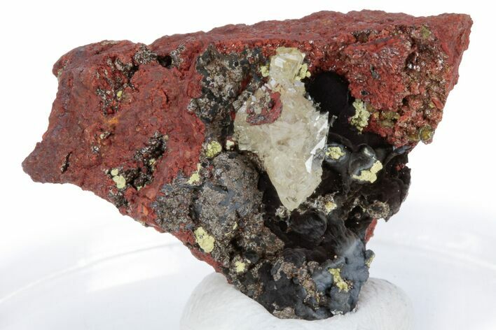 Gemmy Adamite Crystals on Matrix - Ojuela Mine, Mexico #219808